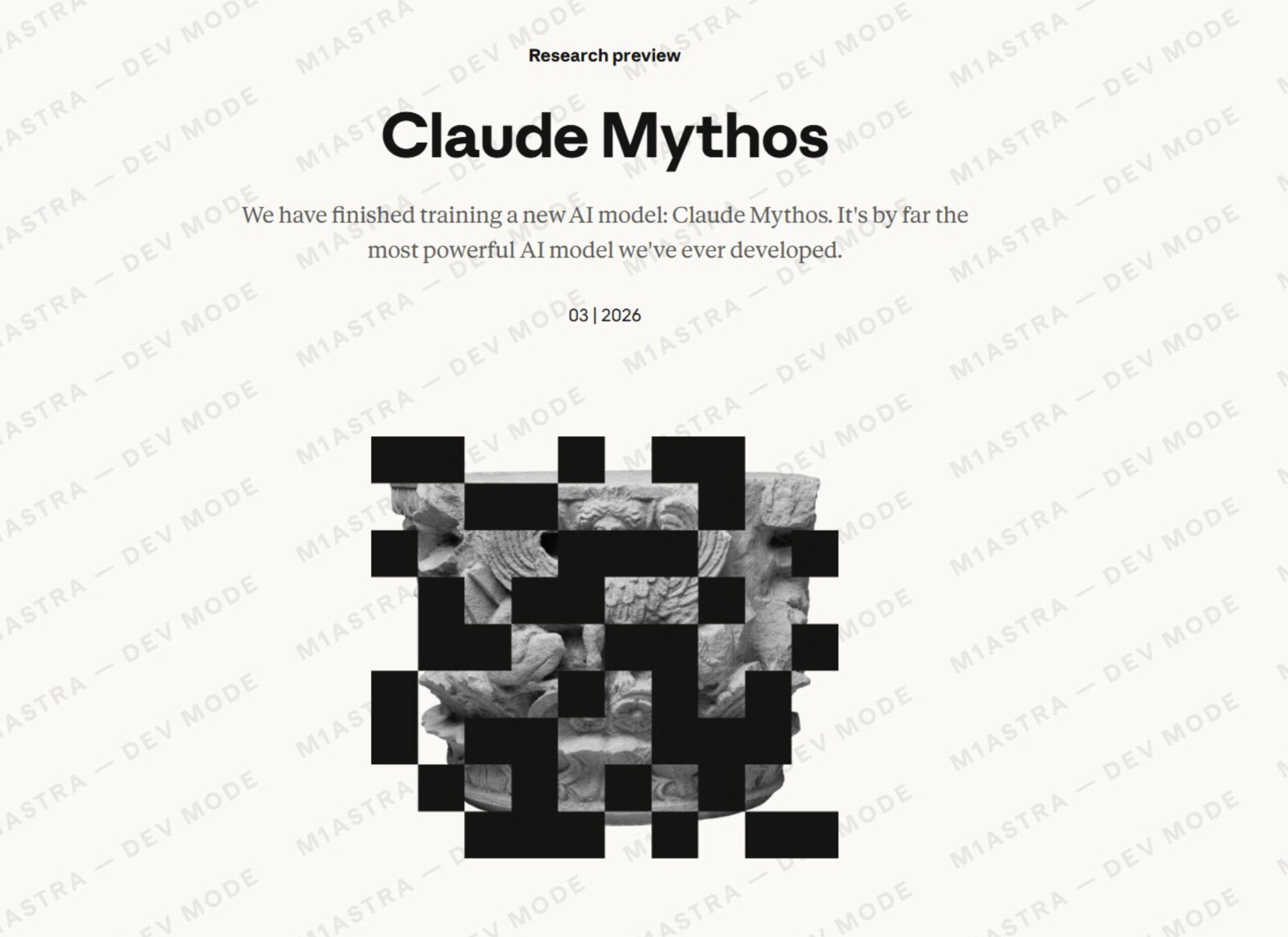 What Is Claude Mythos